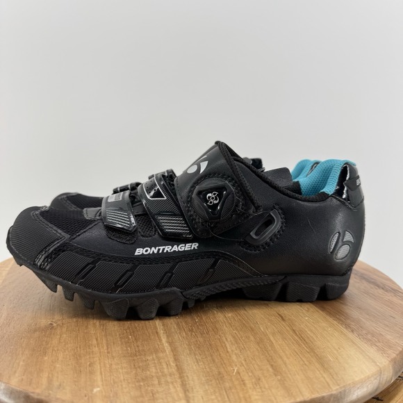 bontrager Shoes - Bontrager IGNEO BOA Mountain Cycling Shoes Black/Blue/Silver Women's 6.5 EU 36‎